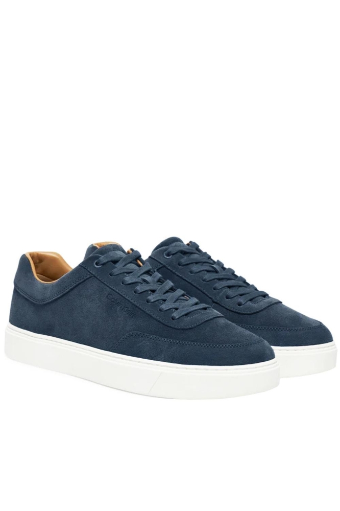 CLEAN CUP LOW LACEUP OXF SU HM0HM01880 DW4 CALVIN NAVY/BRIGHT WHITE